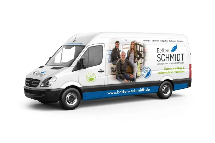 Betten Schmidt GmbH Autobeschriftung